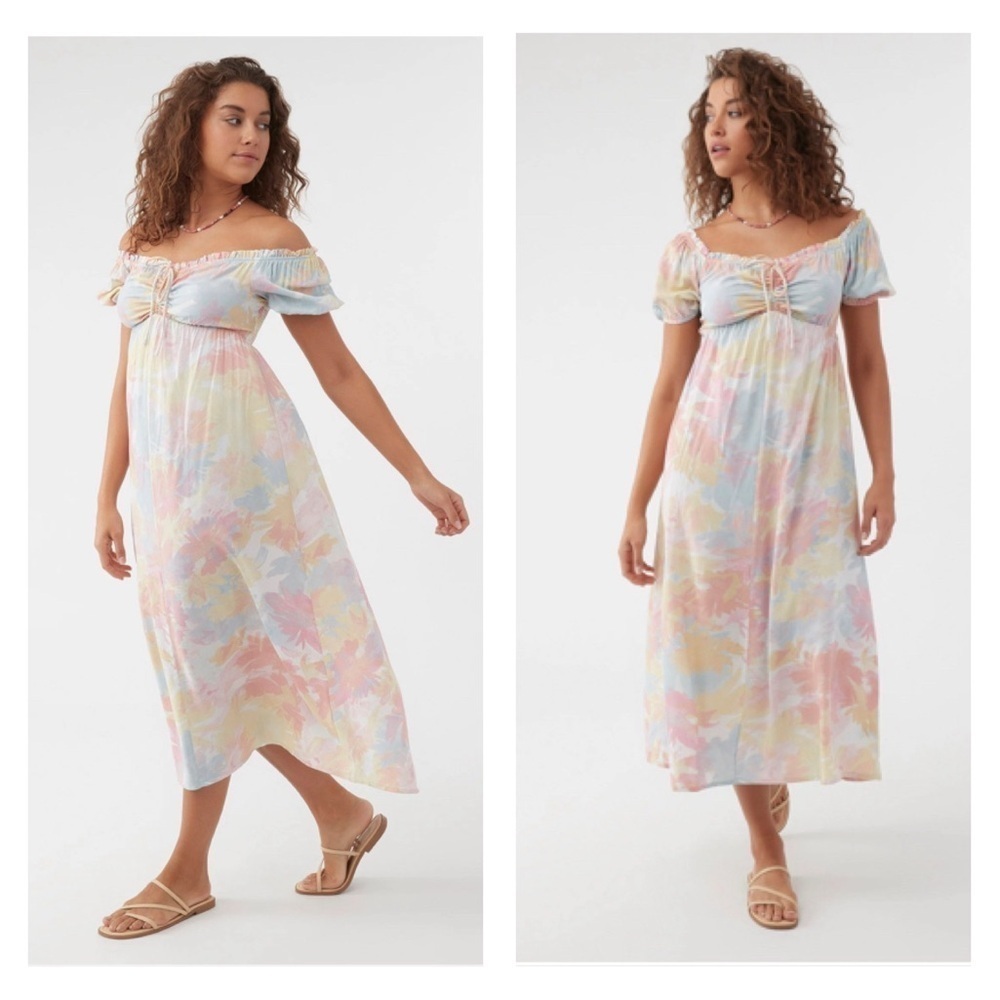 O'Neill Medium GLADYS MIDI DRESS Milk Maid